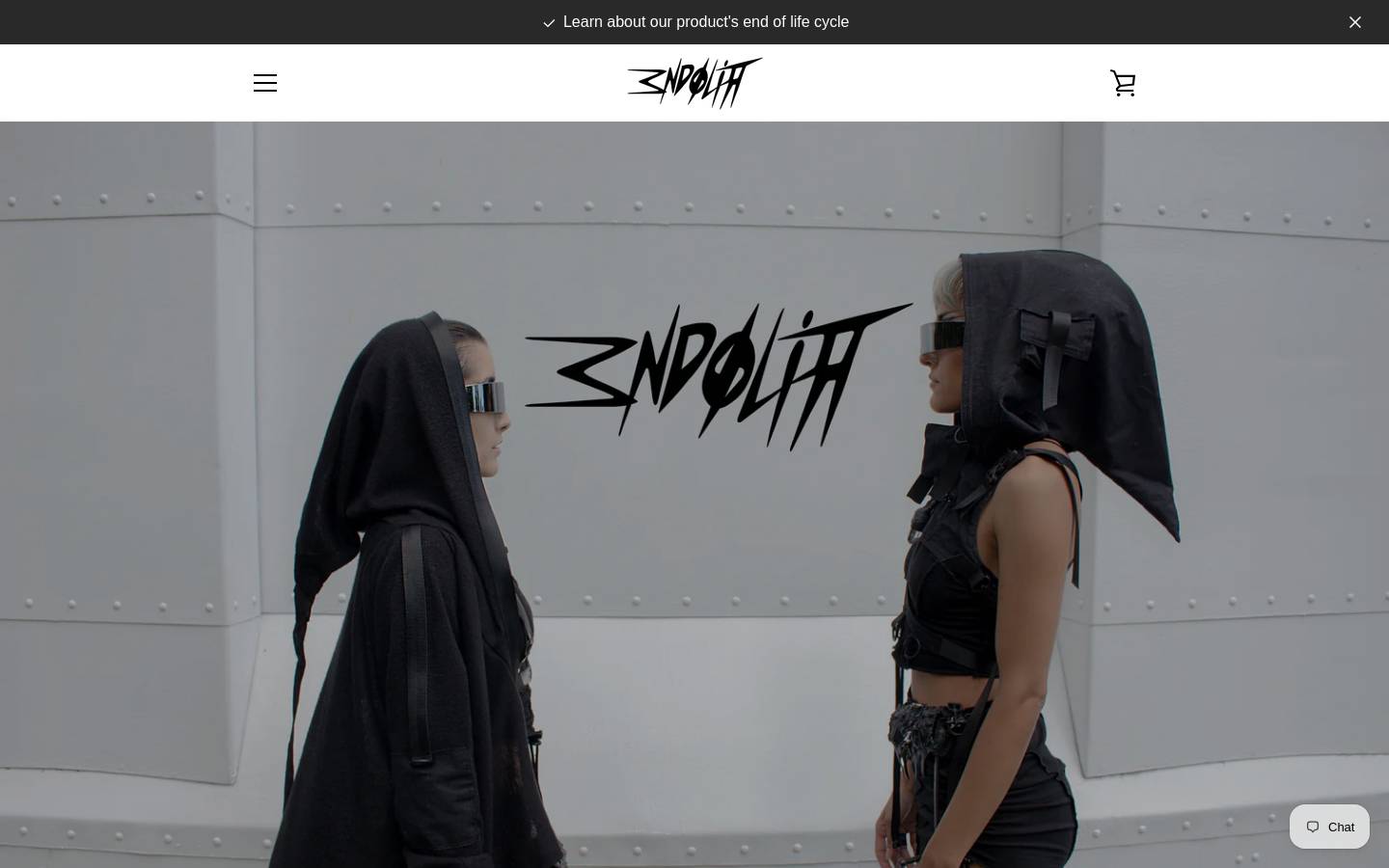 3ndolith.com homepage screenshot