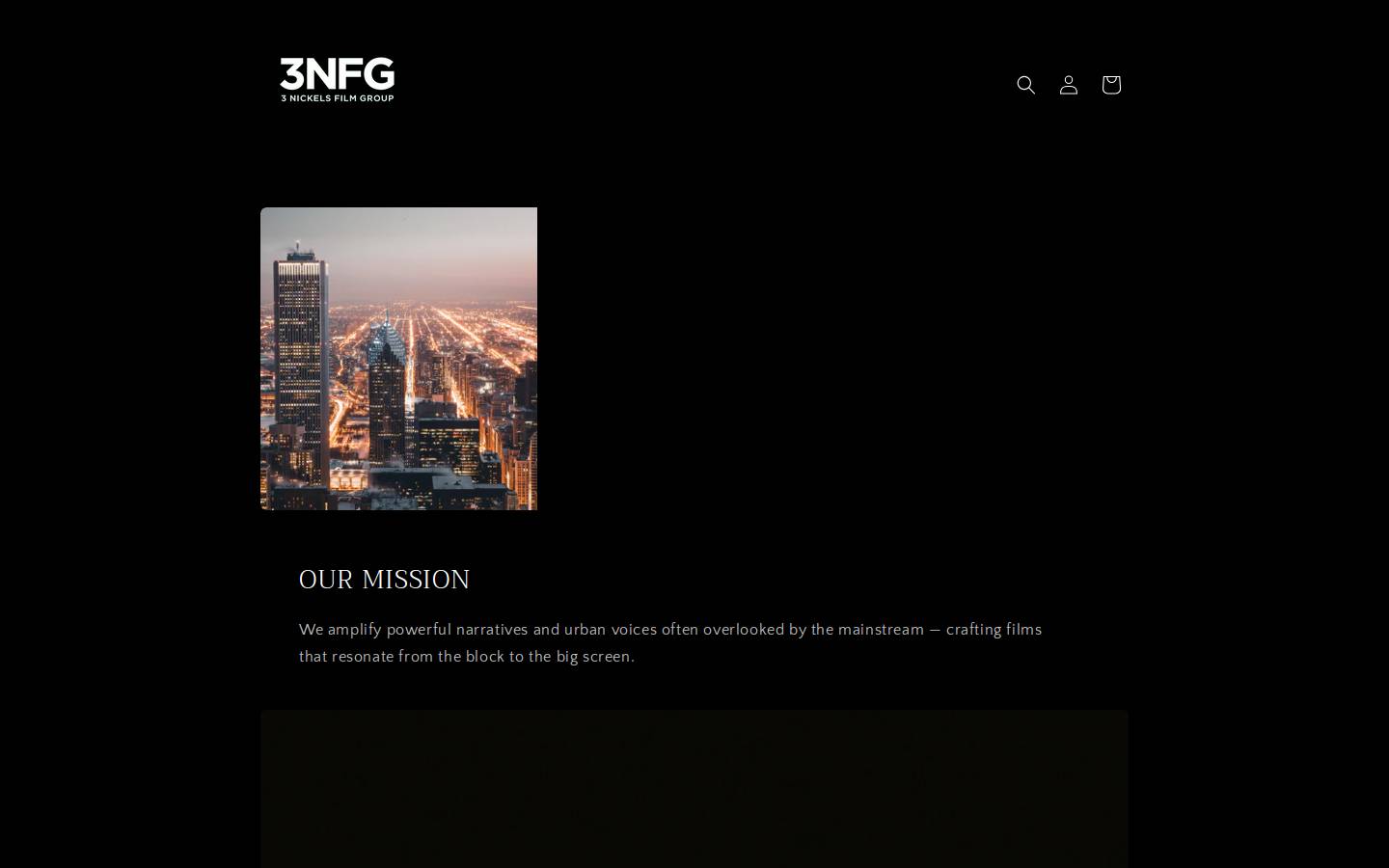 3nickelsfilm.com homepage screenshot