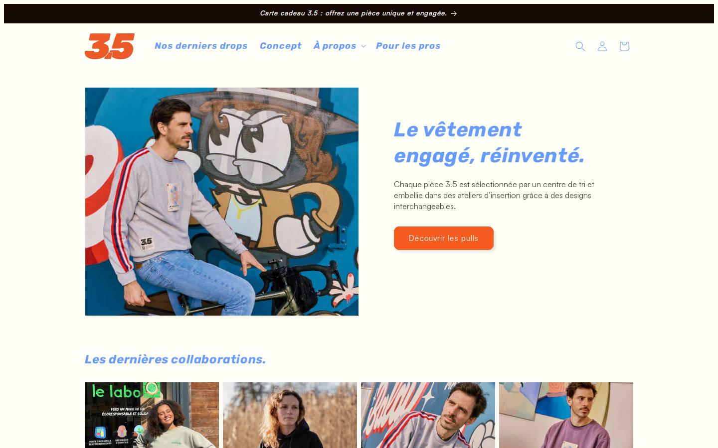 3point5.earth homepage screenshot