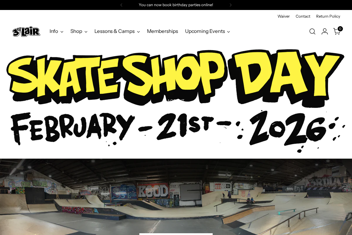 3rd Lair homepage screenshot