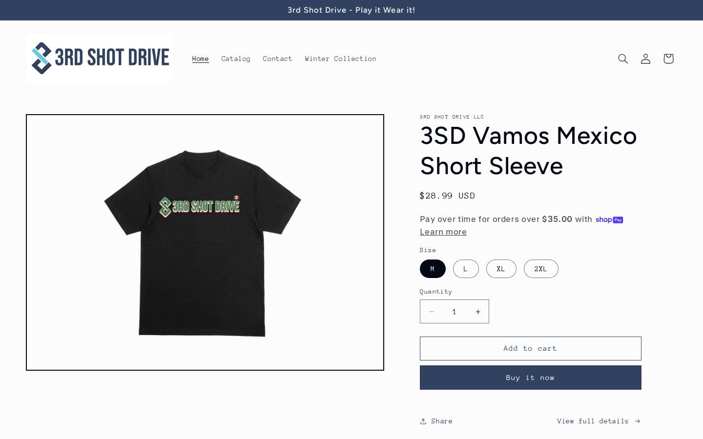 3rdshotdrive.com homepage screenshot