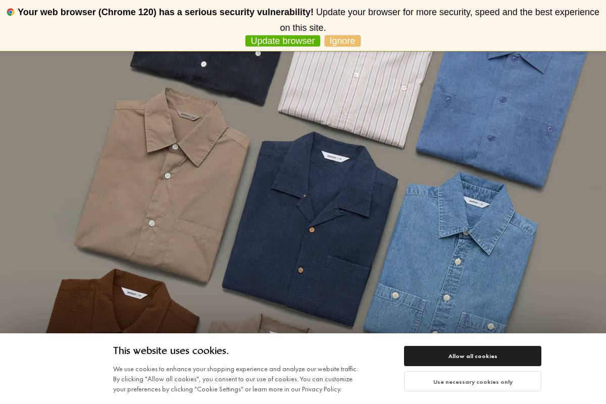 3sixteen homepage screenshot