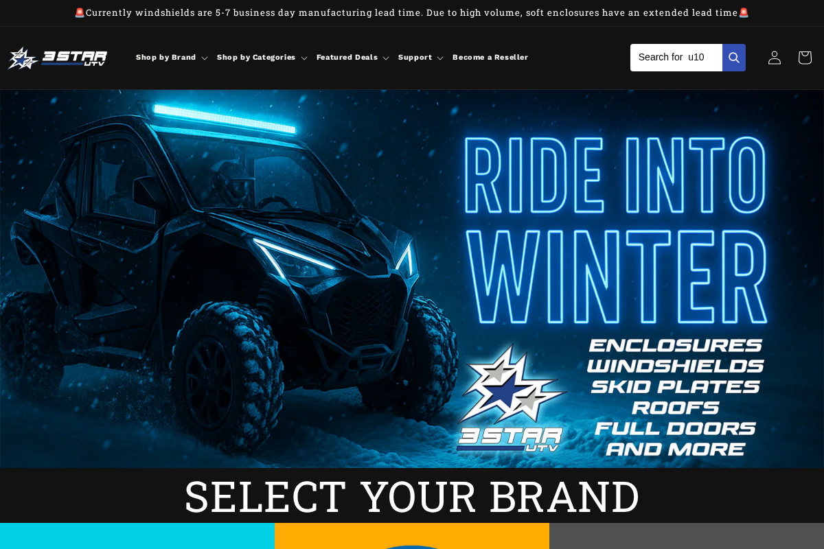 3 Star UTV homepage screenshot