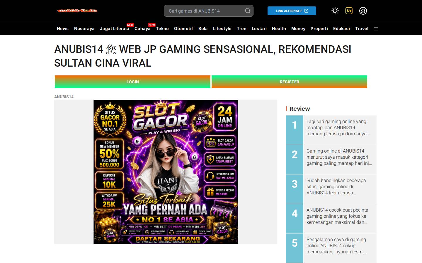 3tees.ca homepage screenshot