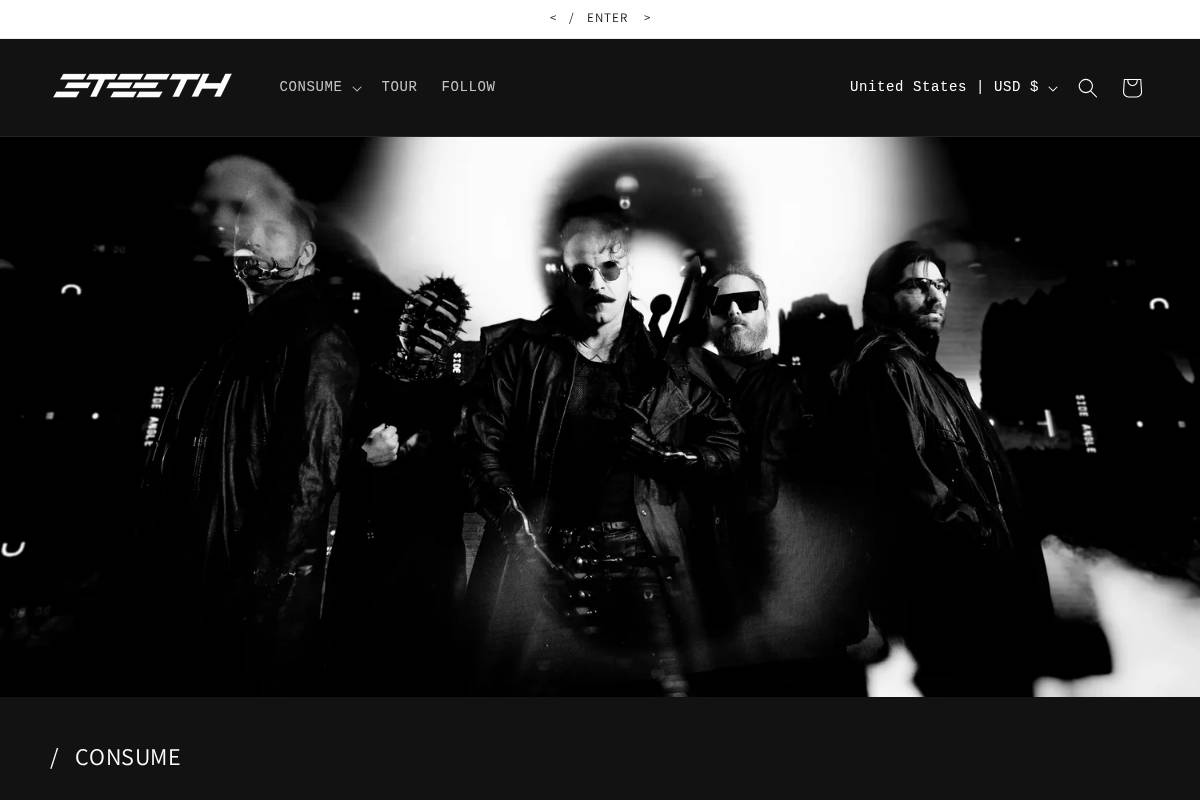 3teeth.org homepage screenshot