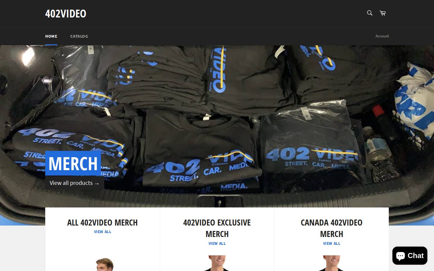 402video.ca homepage screenshot