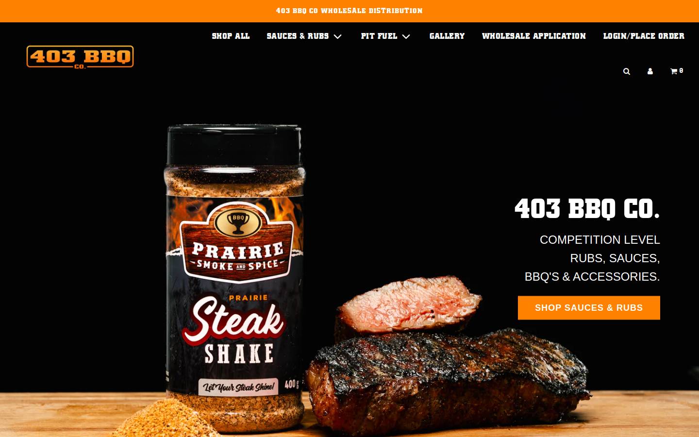 403bbq.com homepage screenshot