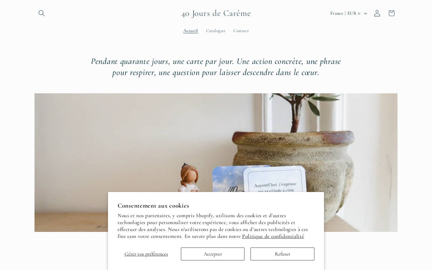 40joursdecareme.fr homepage screenshot