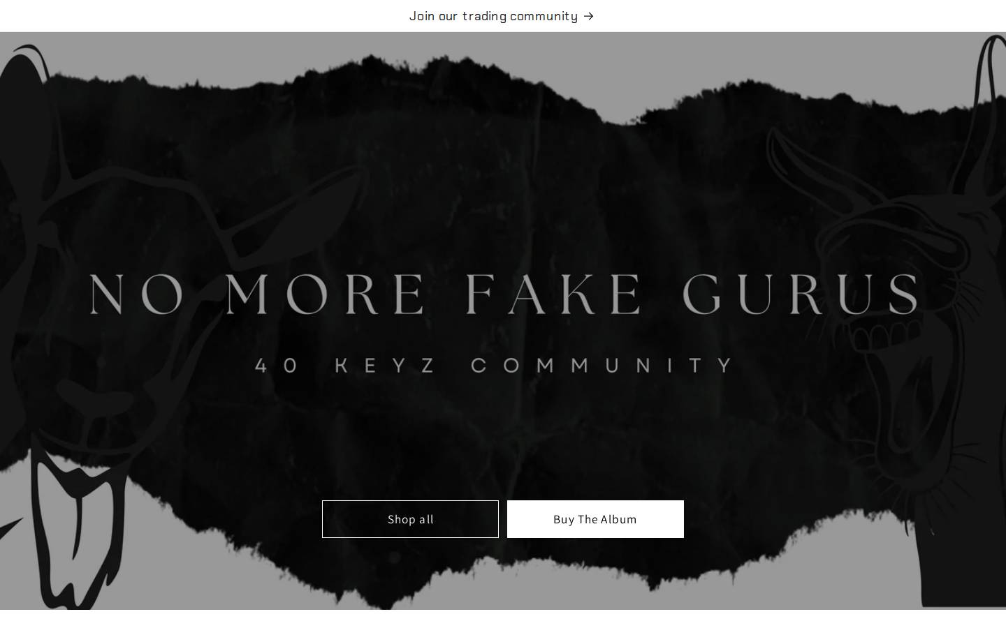 40keyz.com homepage screenshot