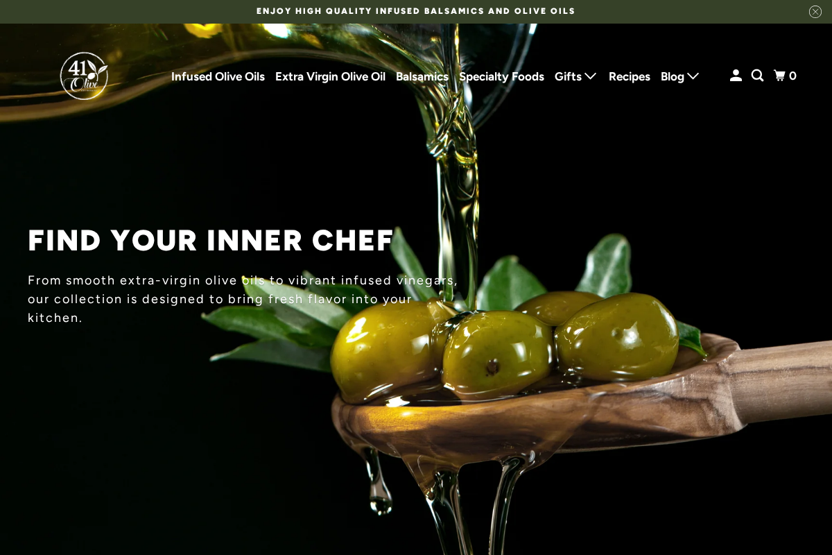 41olive.com homepage screenshot