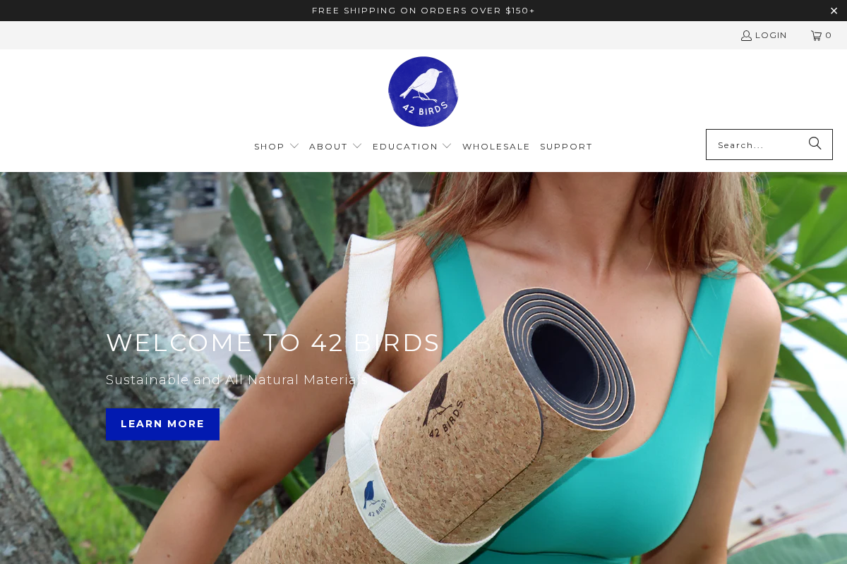 42birds.com homepage screenshot