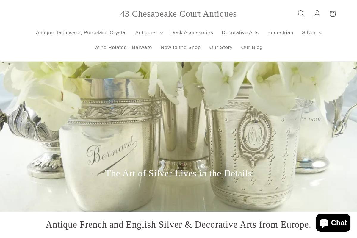 43chesapeakecourt.com homepage screenshot