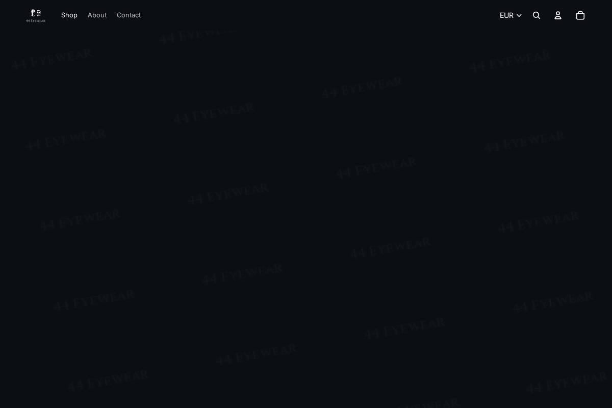 44eyewear.com homepage screenshot