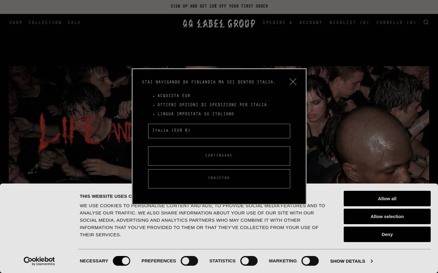 44labelgroup homepage screenshot