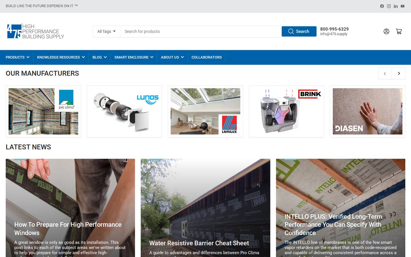 475.supply homepage screenshot