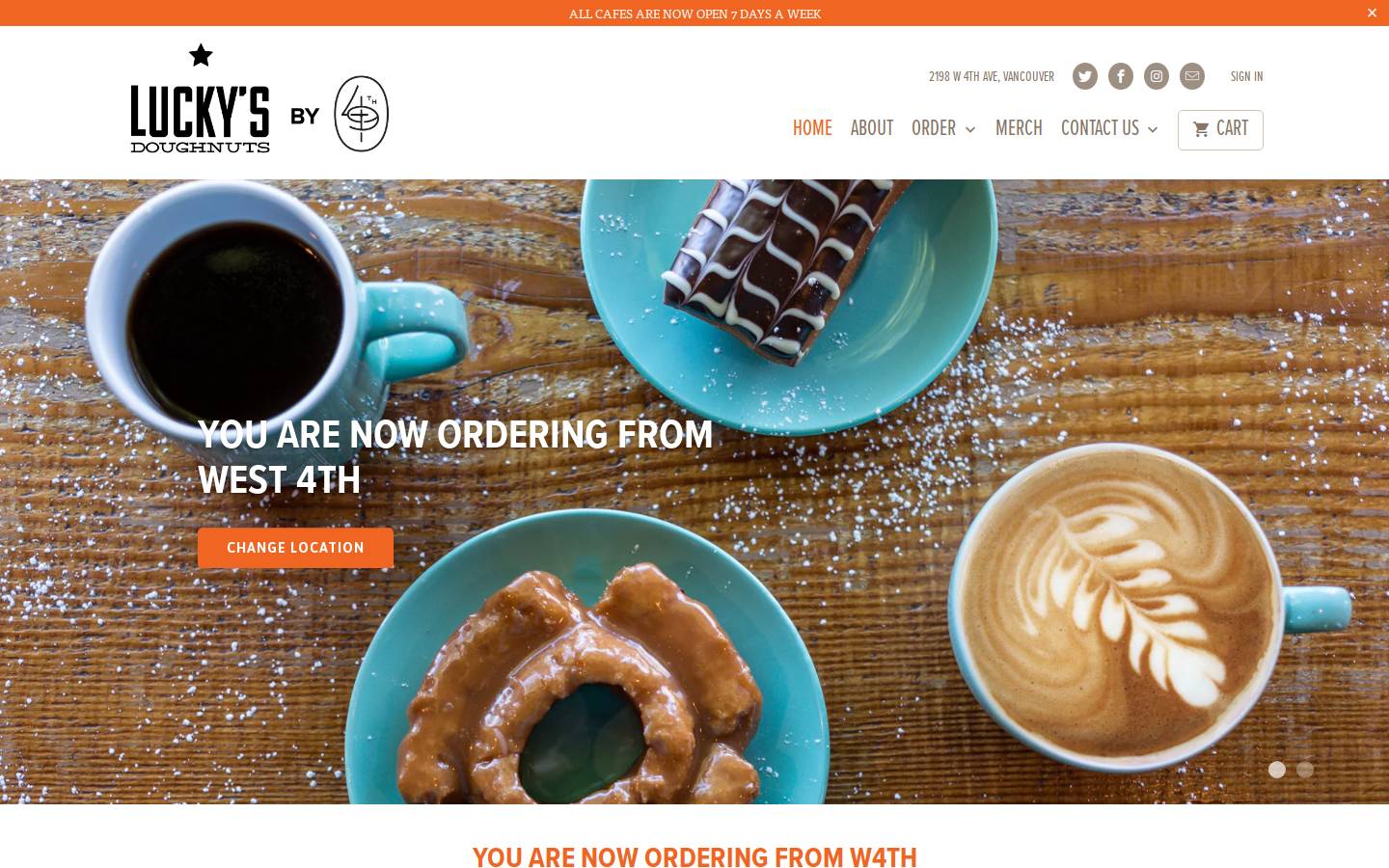 49thcafe-w4th.com homepage screenshot