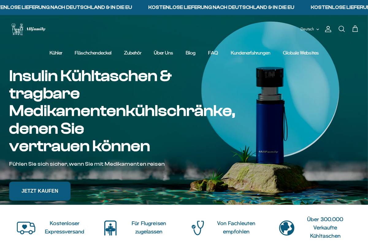 4allfamily.com homepage screenshot