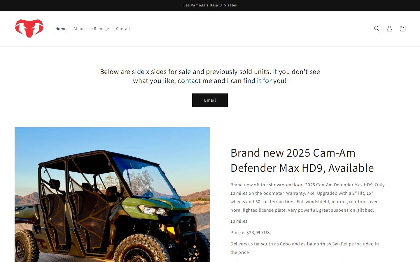4arm-strong.net homepage screenshot