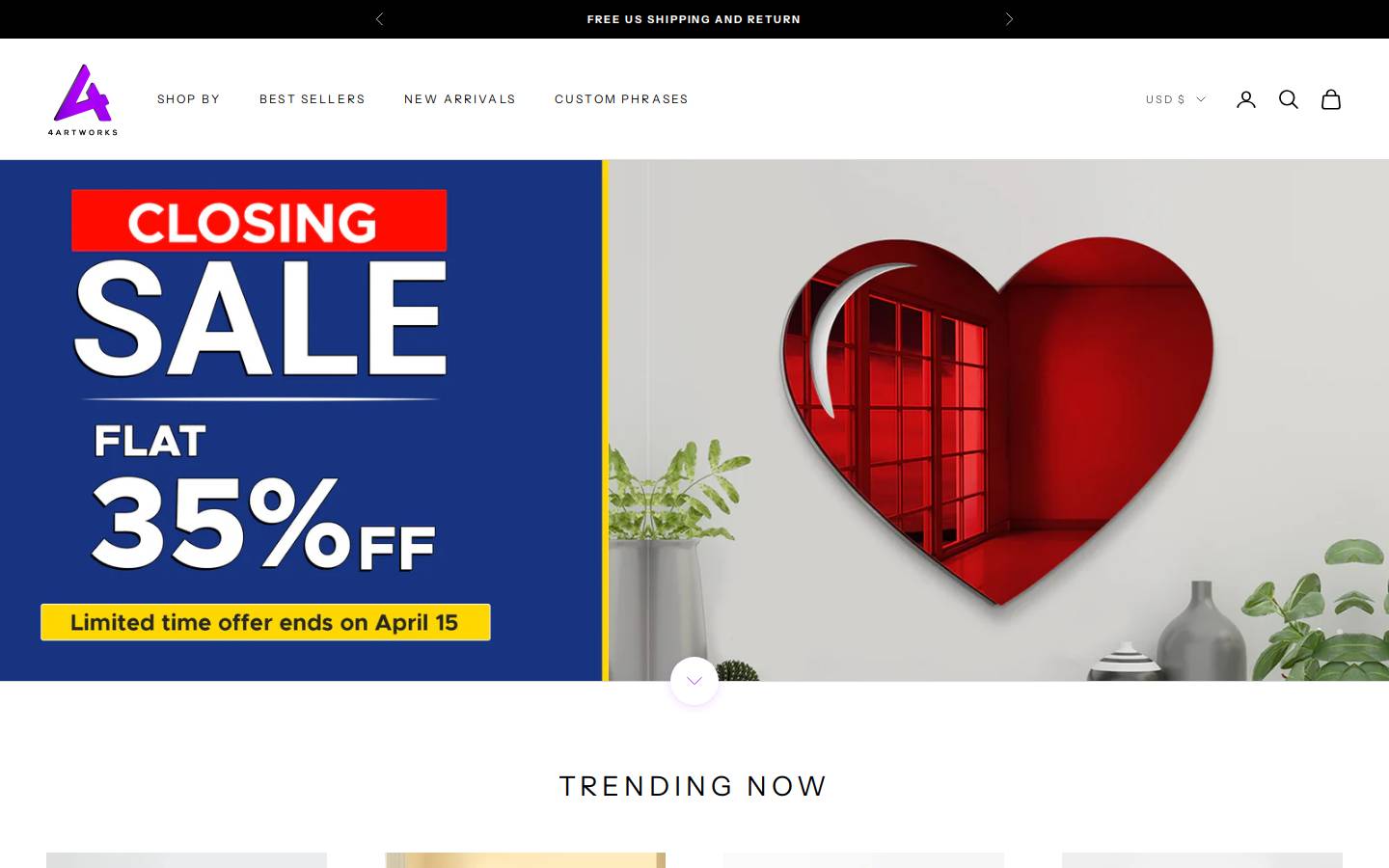 4artworks.net homepage screenshot