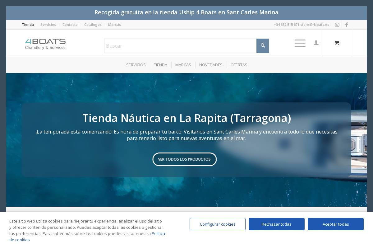 4boats.es homepage screenshot