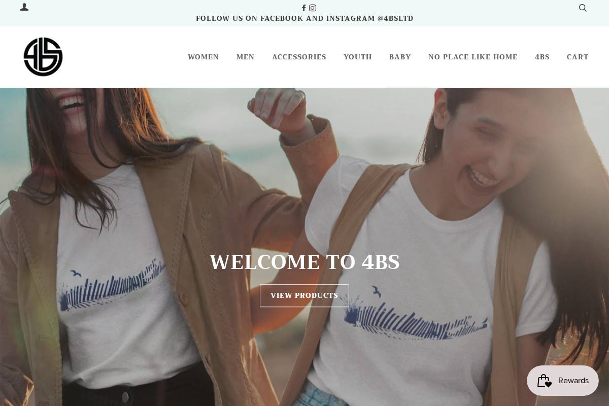 4bsltd.com homepage screenshot