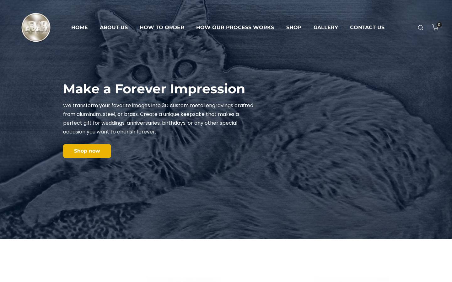 4everimpression.com homepage screenshot
