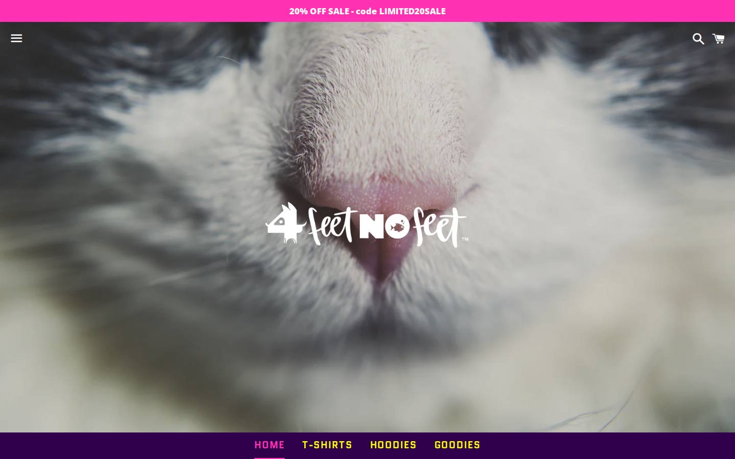 4feetnofeet.com homepage screenshot