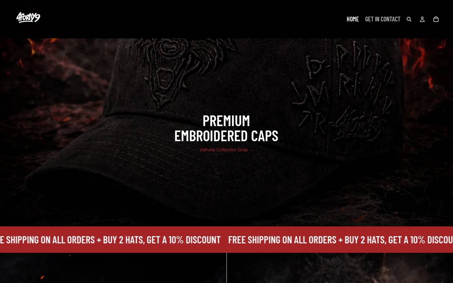 4forty9.com homepage screenshot