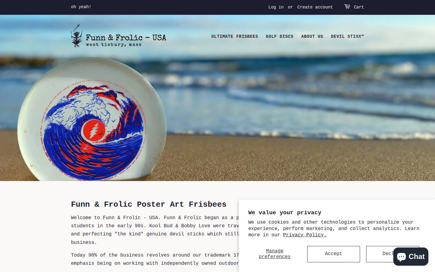 4frolic.com homepage screenshot