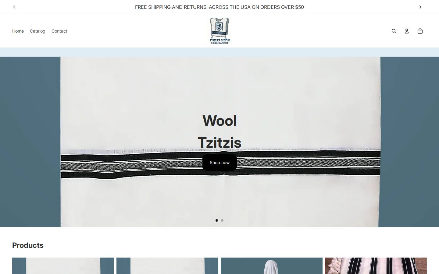 4kanfot.com homepage screenshot