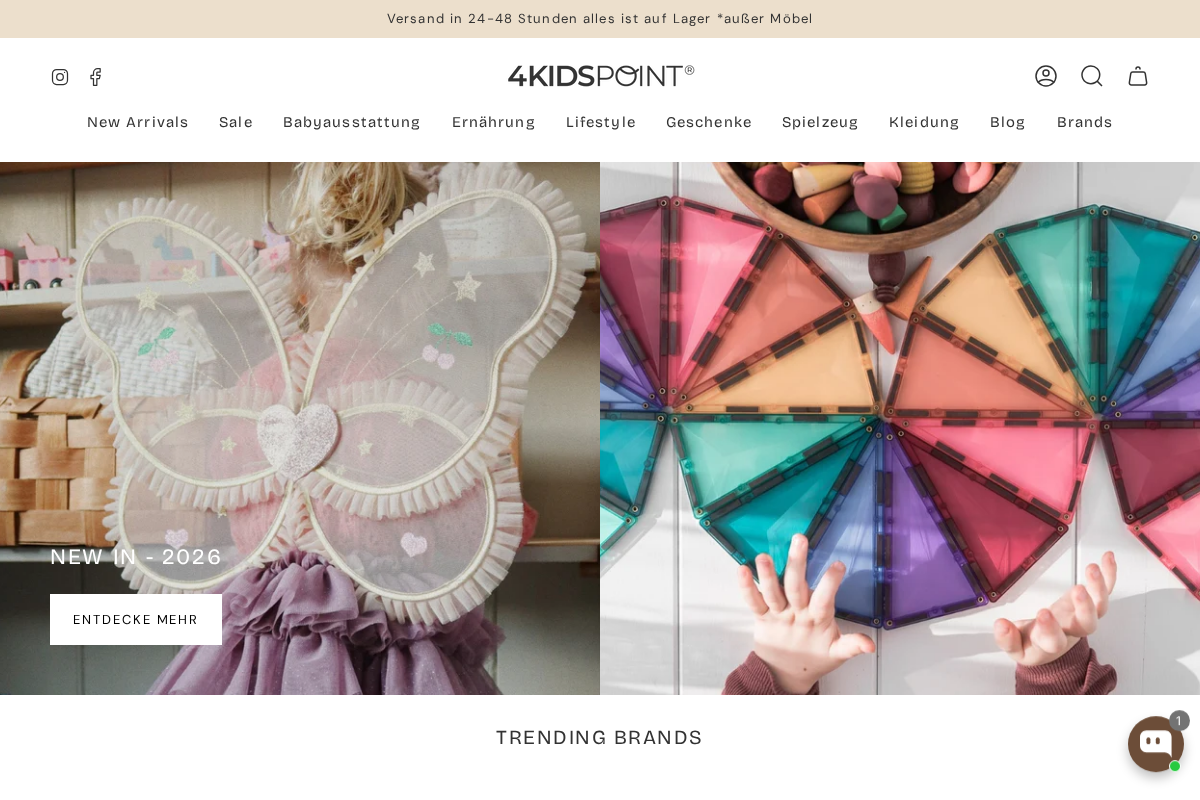 4kidspoint.de homepage screenshot