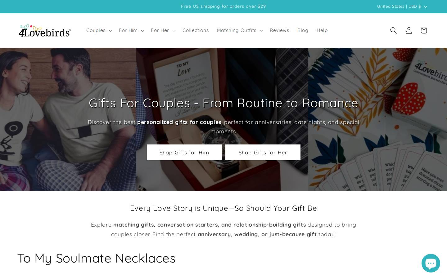 4Lovebirds homepage screenshot