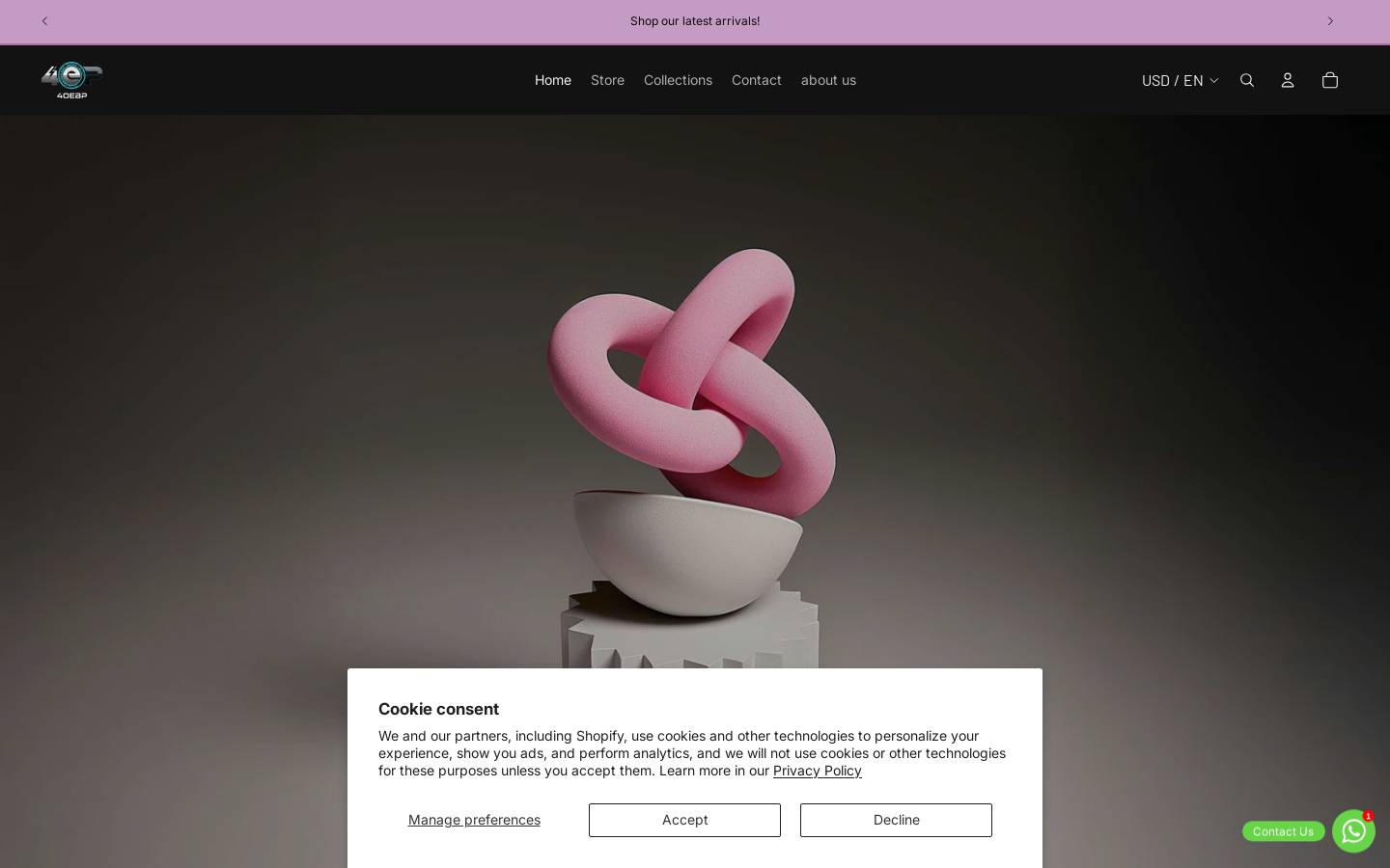 4oebp.com homepage screenshot