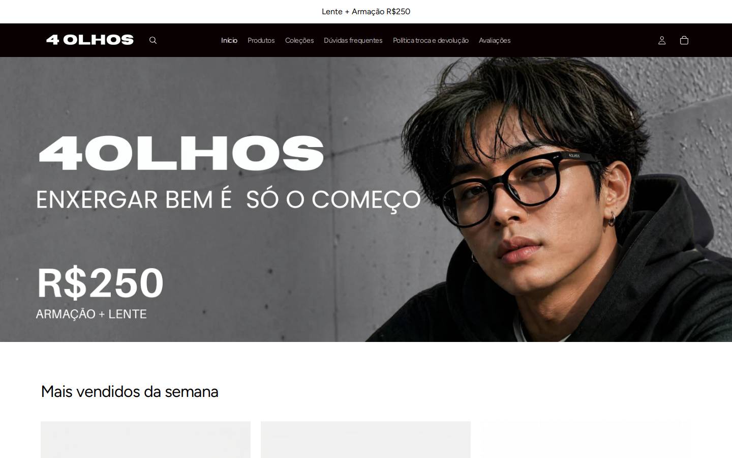 4olhos.com homepage screenshot