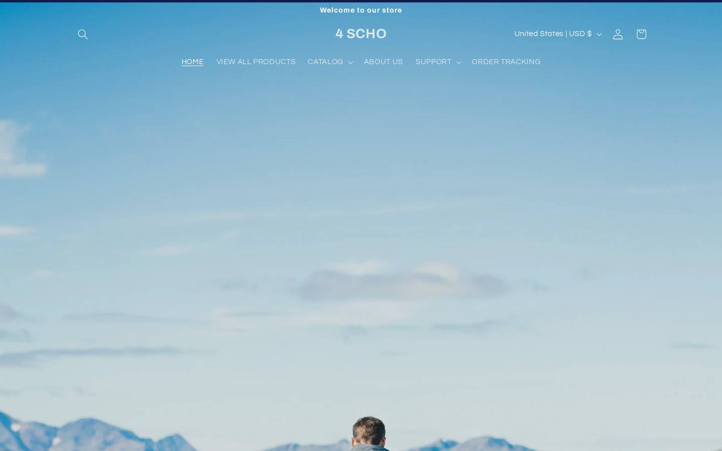 4scho.com homepage screenshot