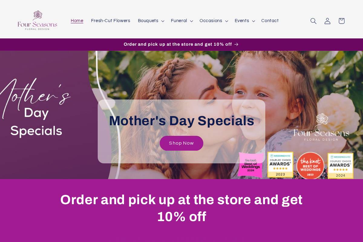 4seasonsorlando.com homepage screenshot