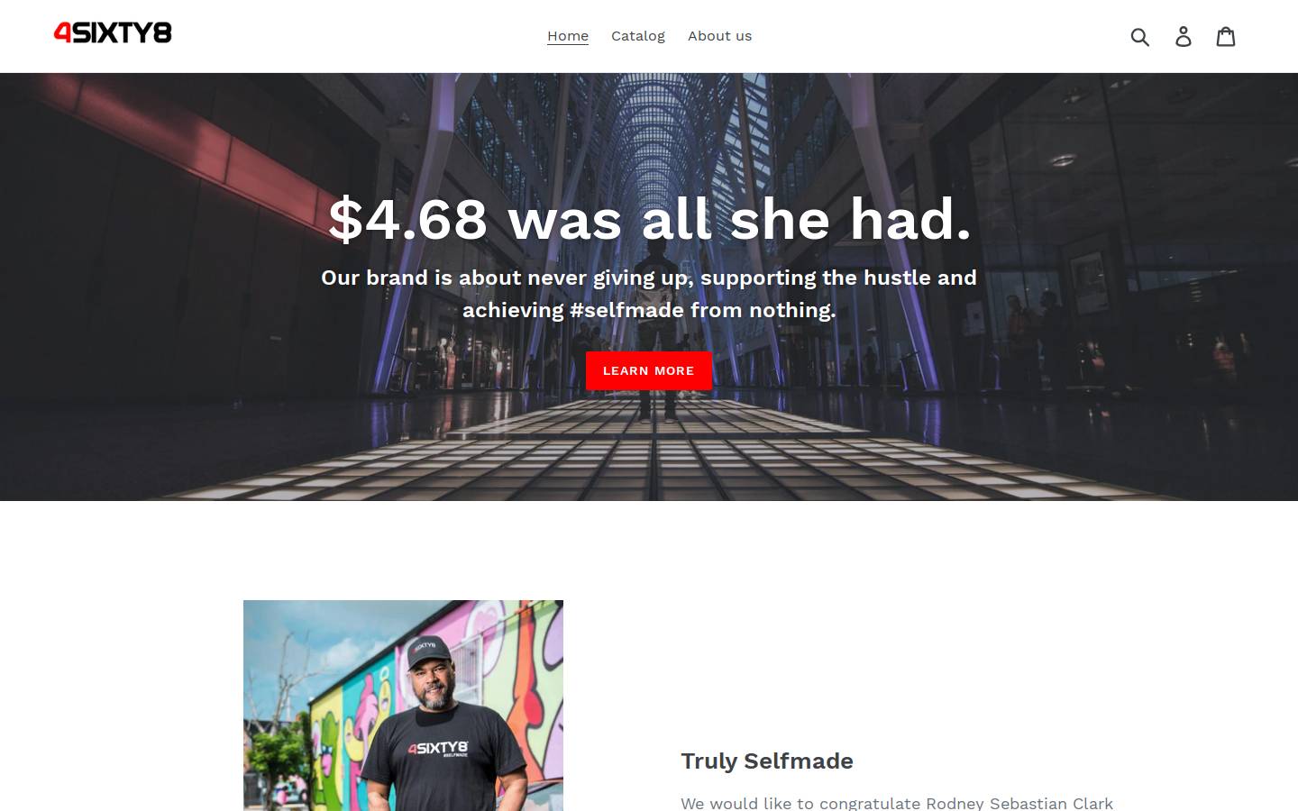 4sixty8.com homepage screenshot