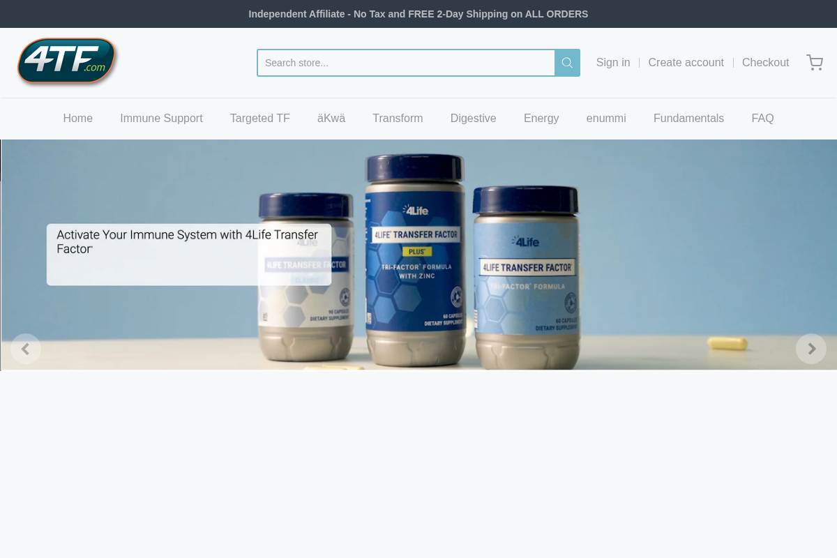 4tf.com homepage screenshot