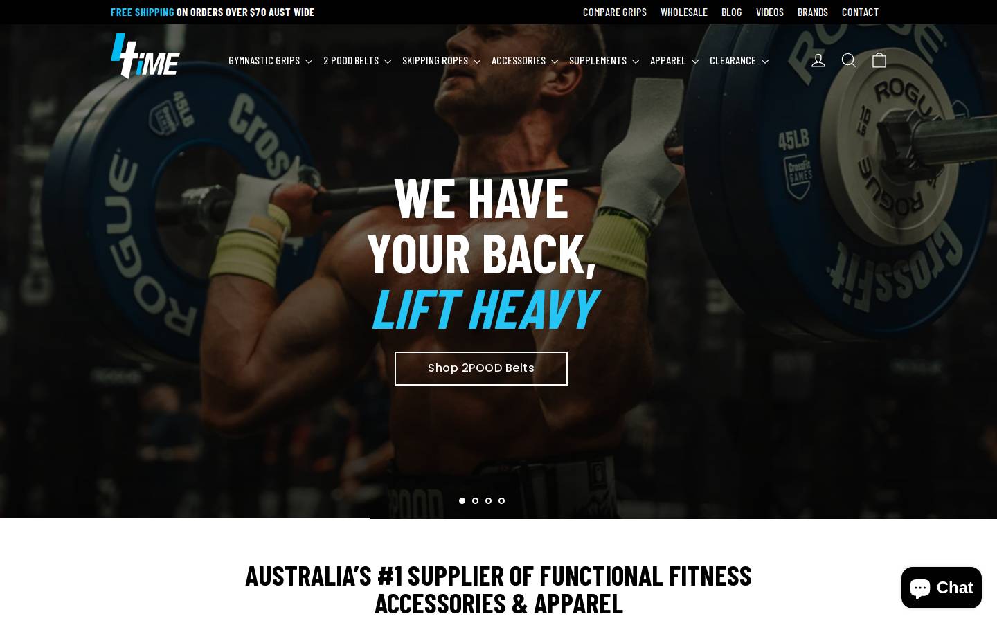 4time.com.au homepage screenshot