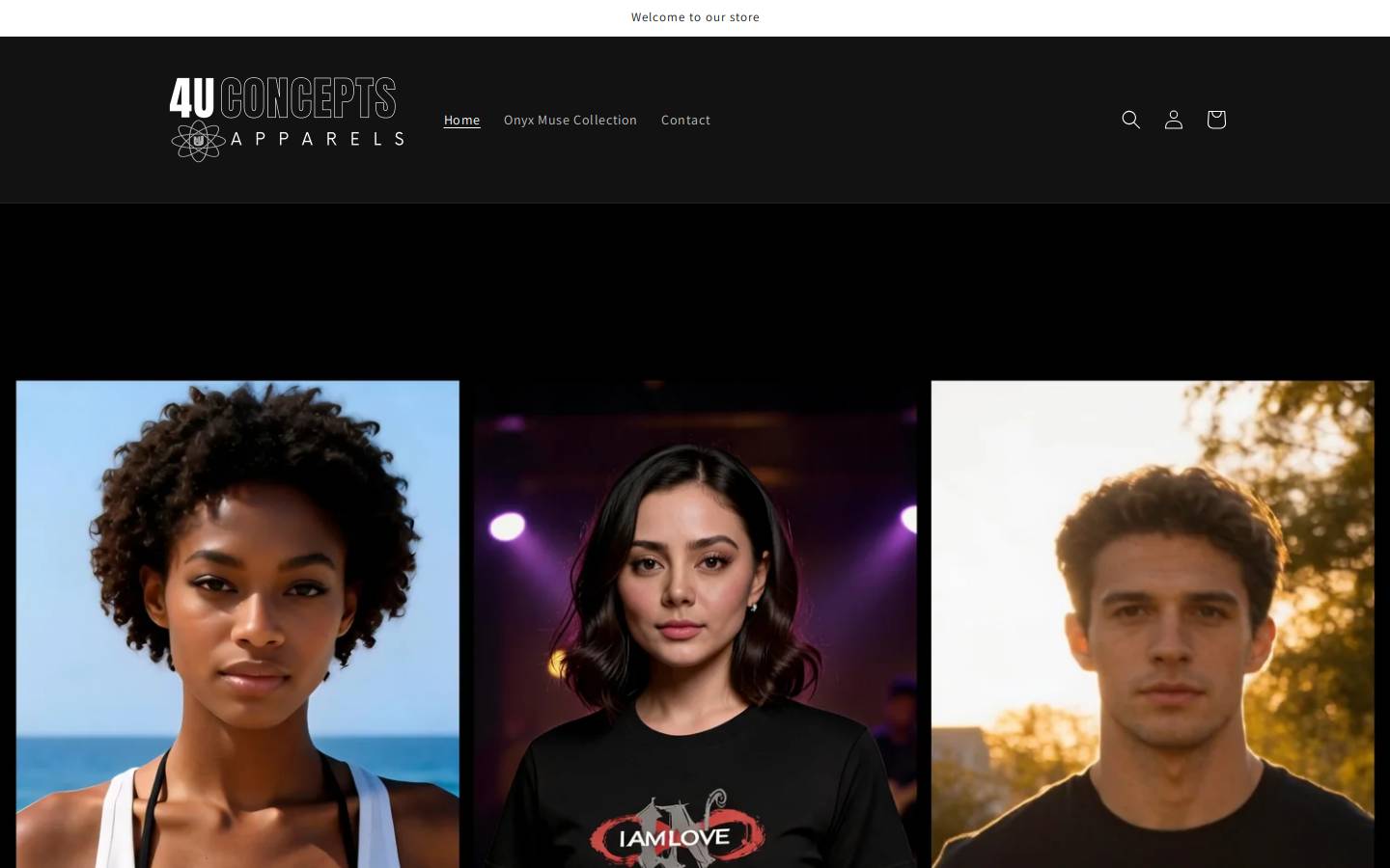 4uconcepts.co homepage screenshot