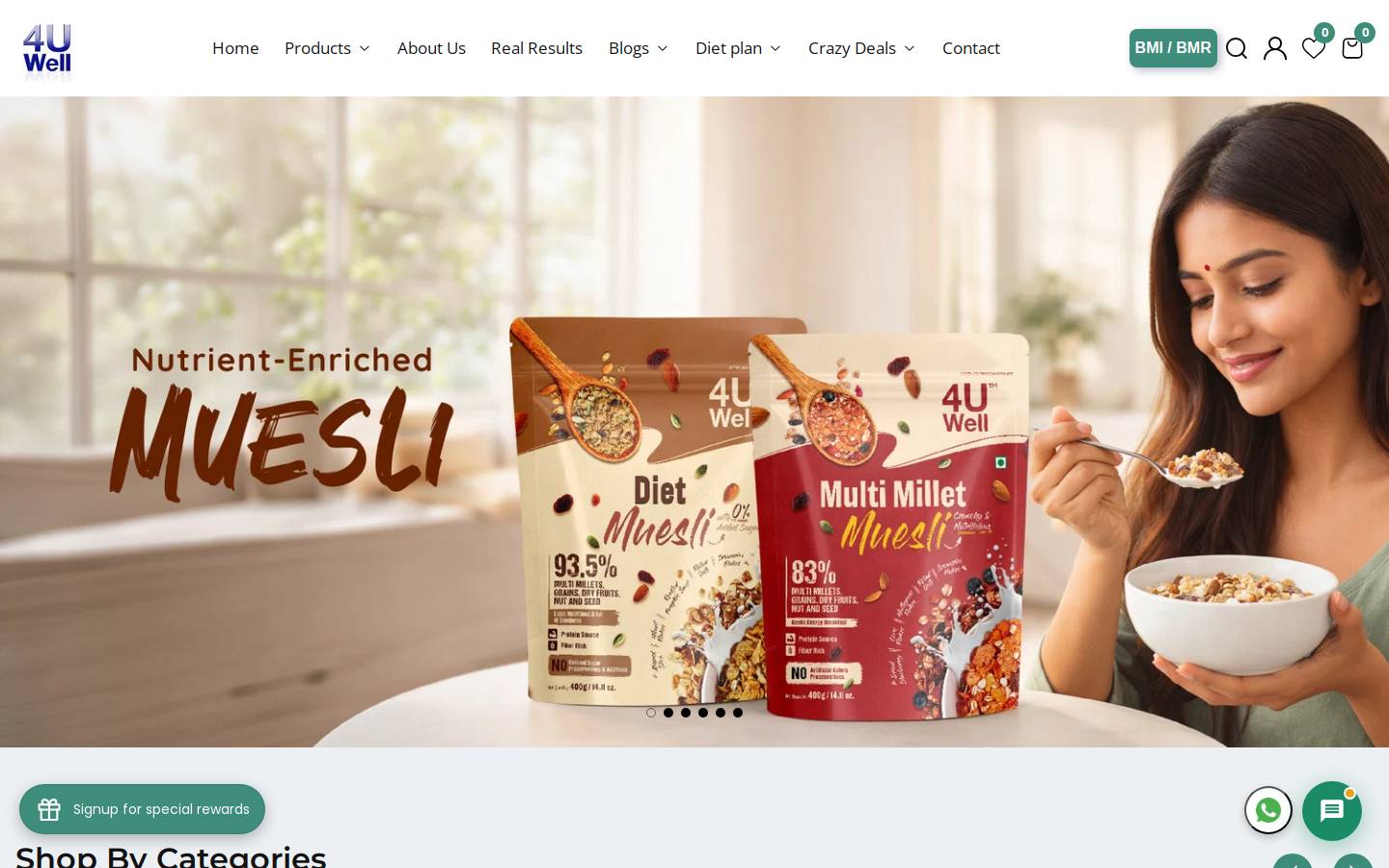 4uwell.com homepage screenshot