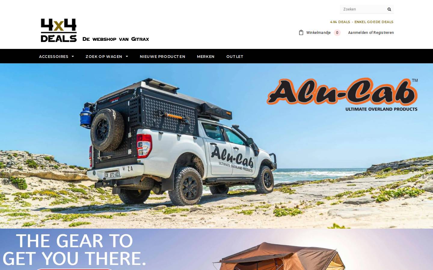 4x4deals.eu homepage screenshot