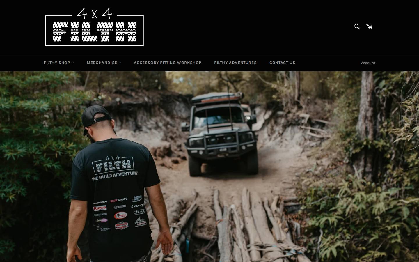 4x4filth.com.au homepage screenshot