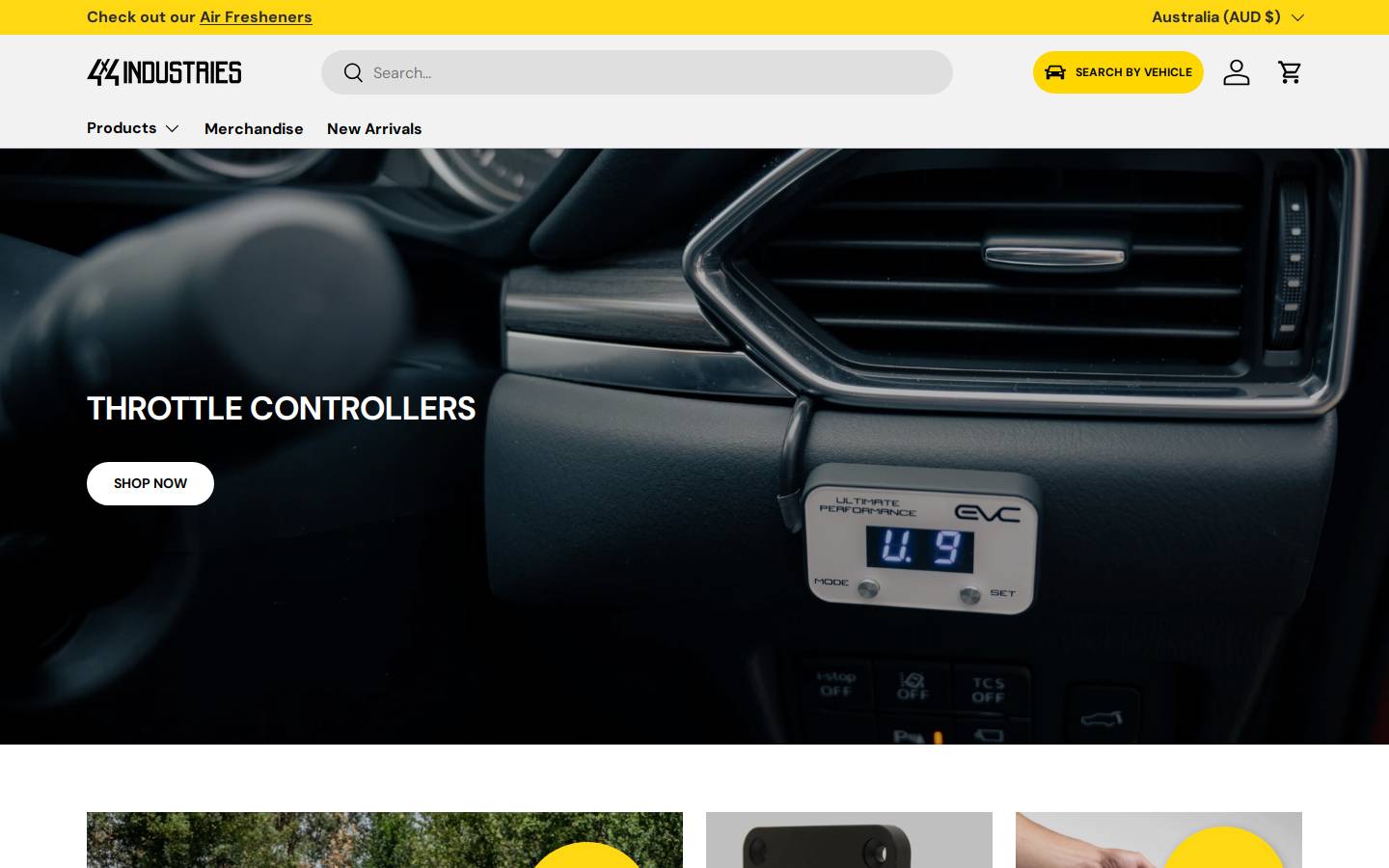 4x4industries.com.au homepage screenshot