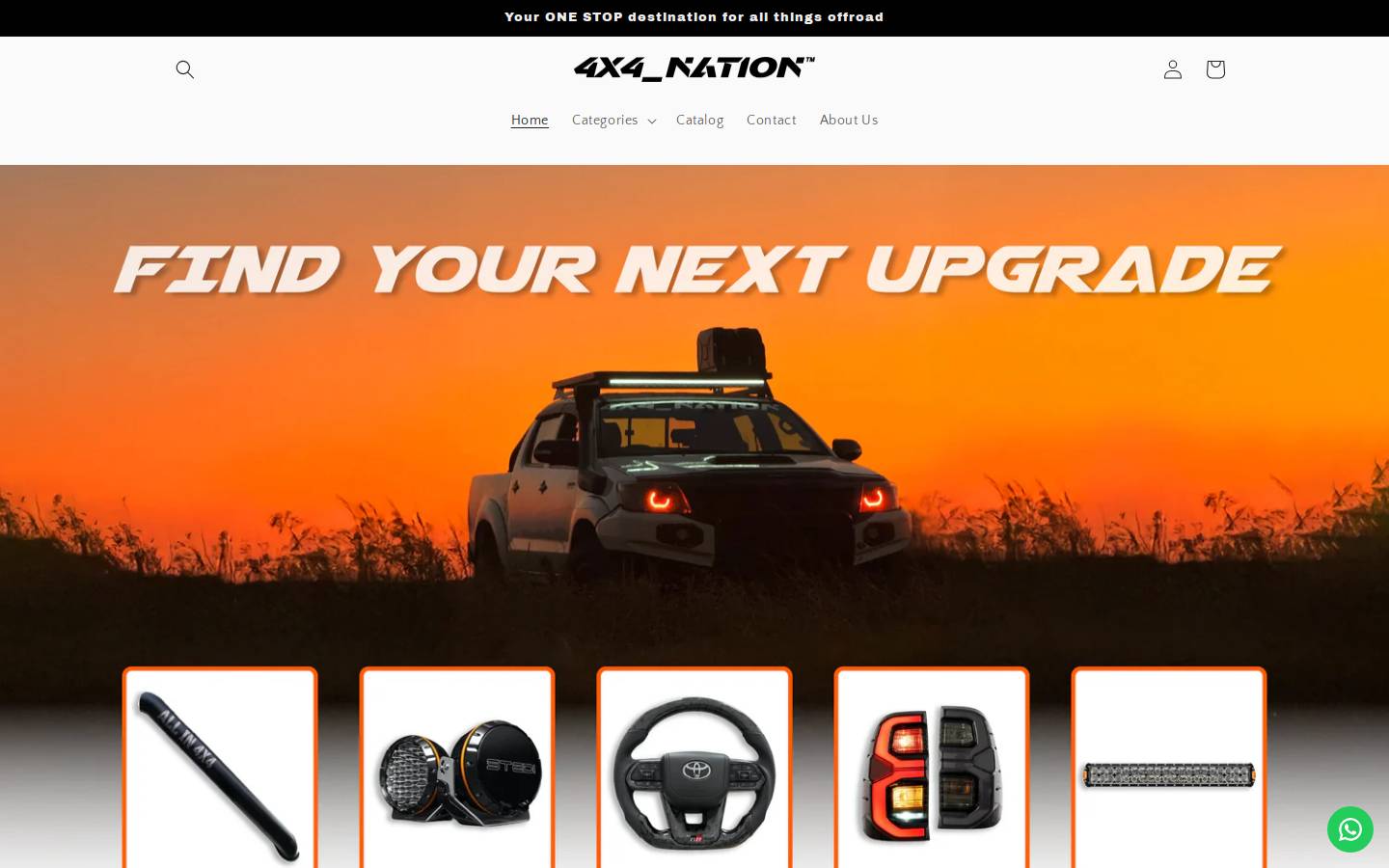 4x4nationafrica.com homepage screenshot