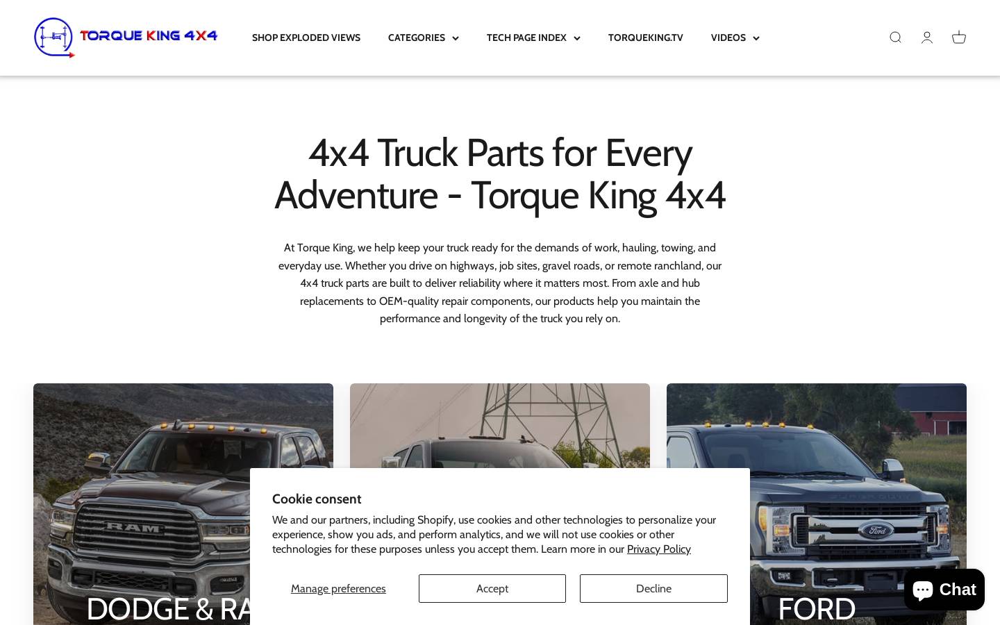 4x4powertrain.com homepage screenshot