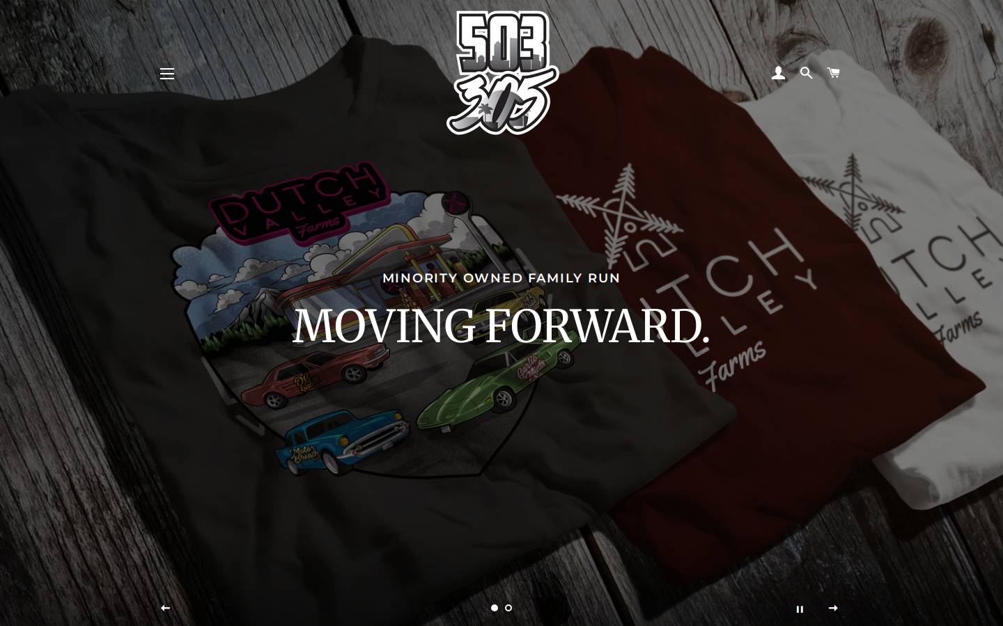 503-305.com homepage screenshot