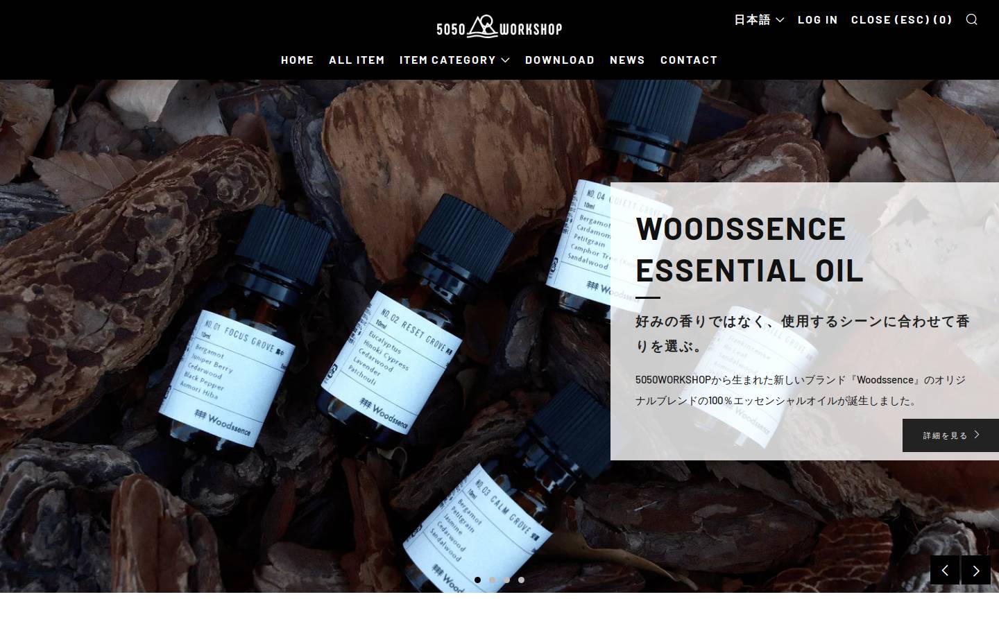 5050workshop.com homepage screenshot