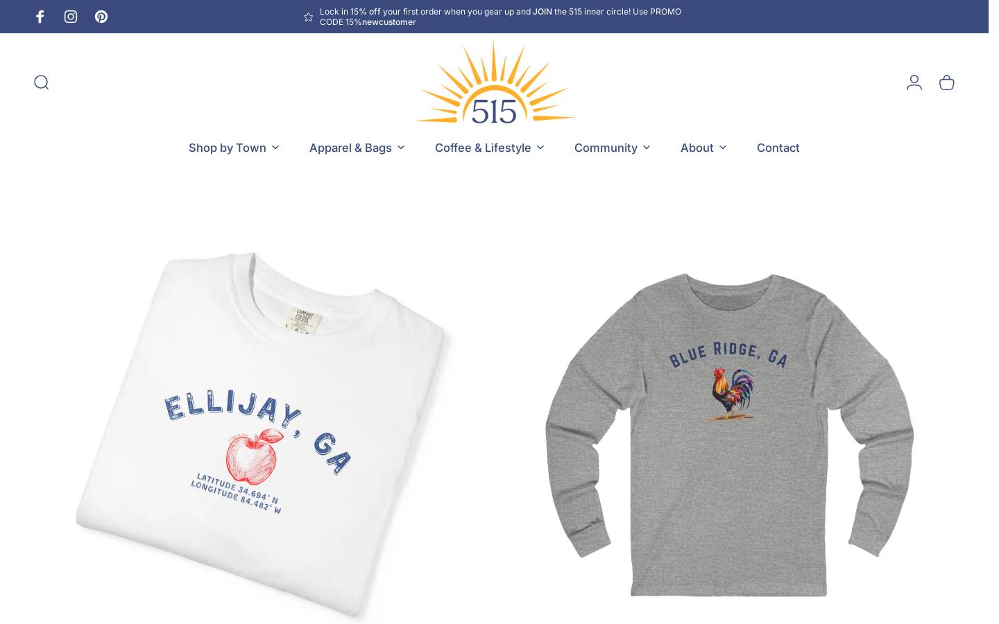 515gear.com homepage screenshot