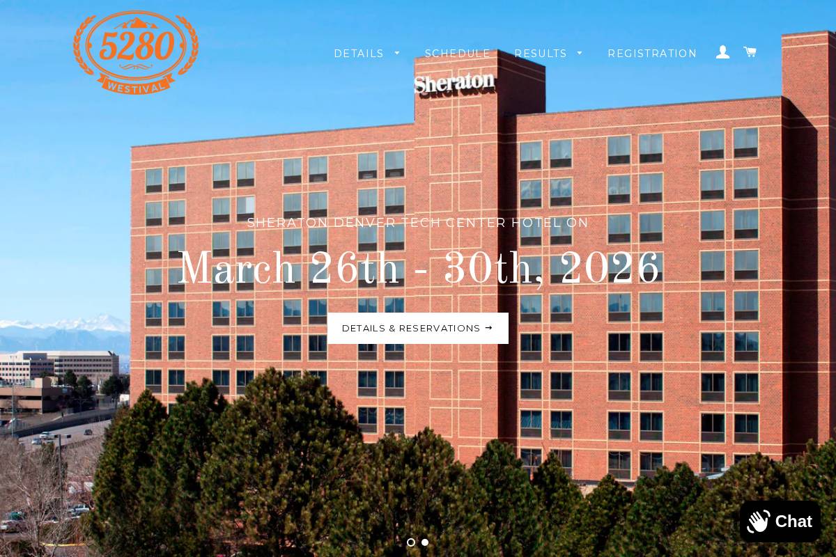 5280westival.com homepage screenshot